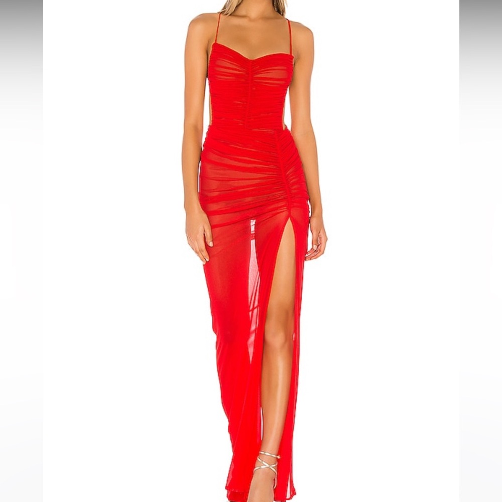 NWT REVOLVE x Michael Costello Red Maxi Dress